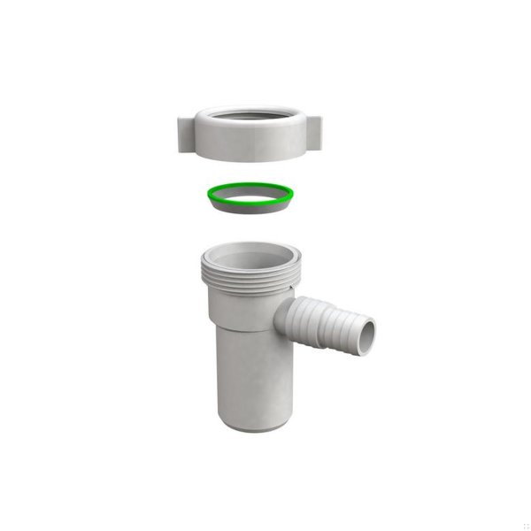 Prolunga in plastica per sifone con scarico lavatrice da 40 x 1'1/2