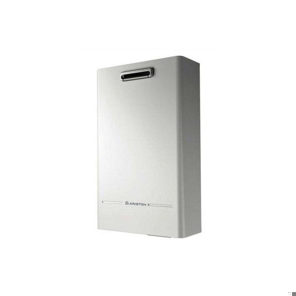 Ariston - Scaldacqua gpl da esterno  16 lt. camera aperta flusso forzato NEXT EVO X OUTDOOR  Funzione antigelo di serie: fino a -20°C.