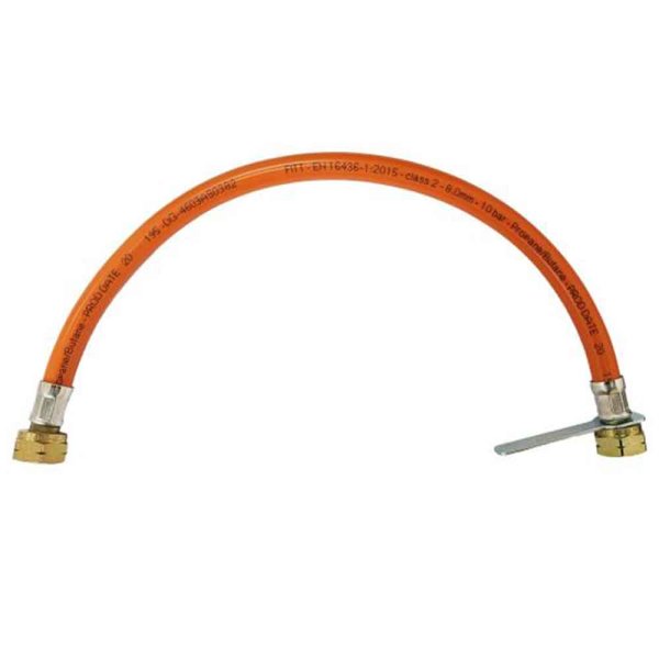 Flessibile rivestito in pvc per centralina gas FF da 1/2 da 700 mm.