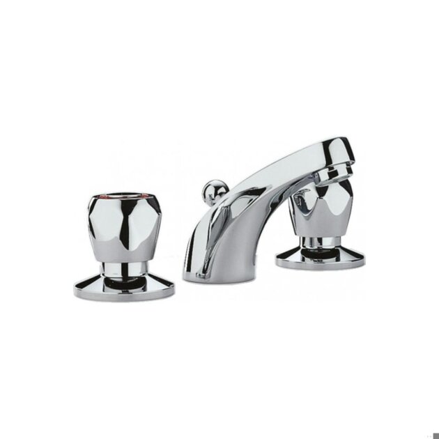 Paffoni - Batteria lavabo con scarico automatico senza maniglie