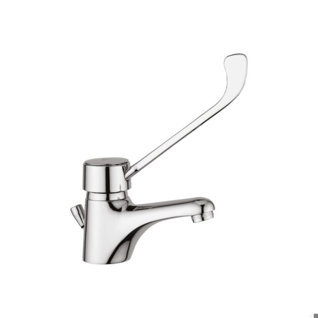 Paffoni - Miscelatore lavabo con scarico automatico leva lunga Nettuno