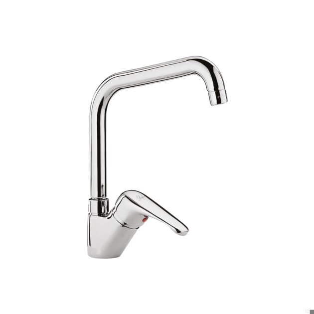 Paffoni - Miscelatore monocomando lavello monoforo con canna tubo girevole  Denver