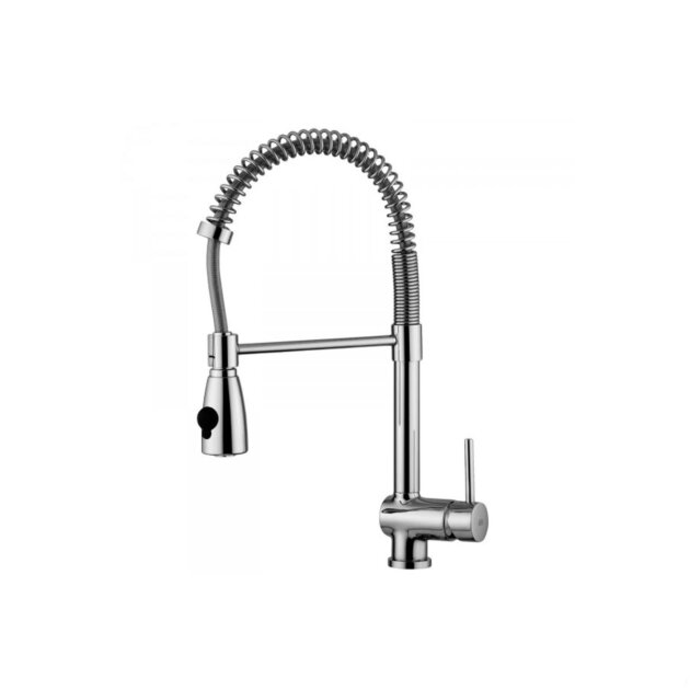 Paffoni - Miscelatore monocomando lavello monoforo con doccetta lux, Tipo Professionale Stick