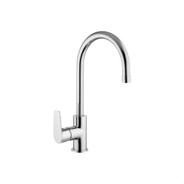 Miscelatore lavello monoforo con canna tubo girevole Lime