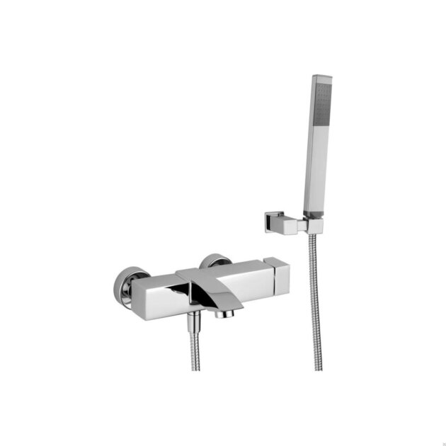 Paffoni - Miscelatore vasca esterno con duplex e doccia Level