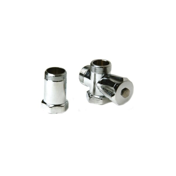 Distanziatore retrogruppo con rubinetto lavatrice da 3/4 x 3/4