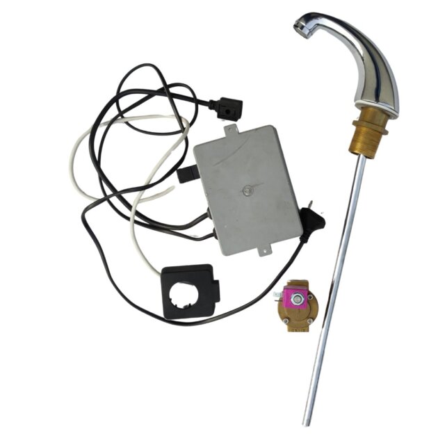 Rubinetto lavabo elettronico a batteria