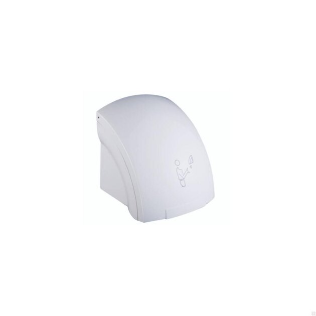 Asciugamani elettrico bianco in abs da 1800 W
