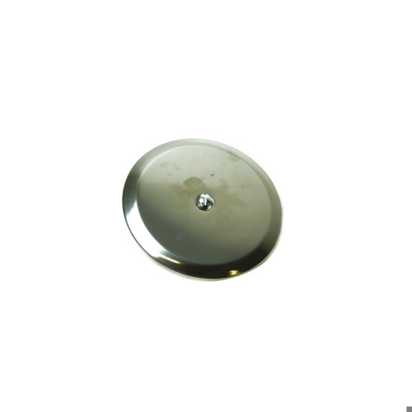 Coprisifone in acciaio inox da 125 mm.