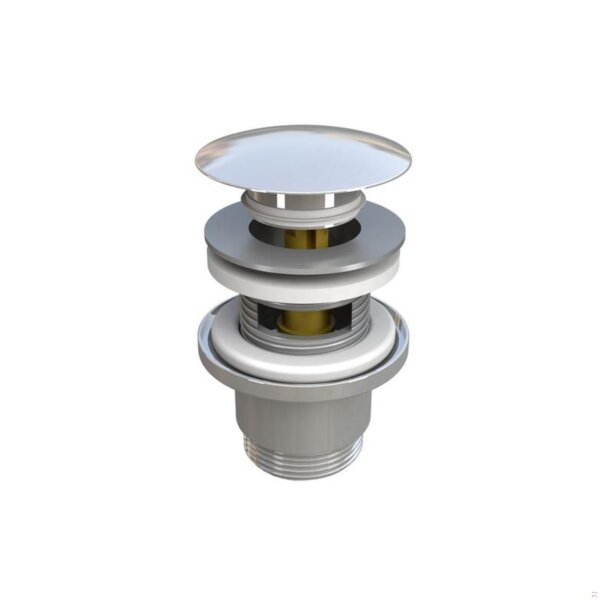 Piletta lavabo automatica da  1'1/4  con troppo pieno