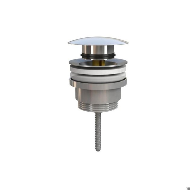 Piletta lavabo automatica universale da  1'1/4 senza troppo pieno Clicker