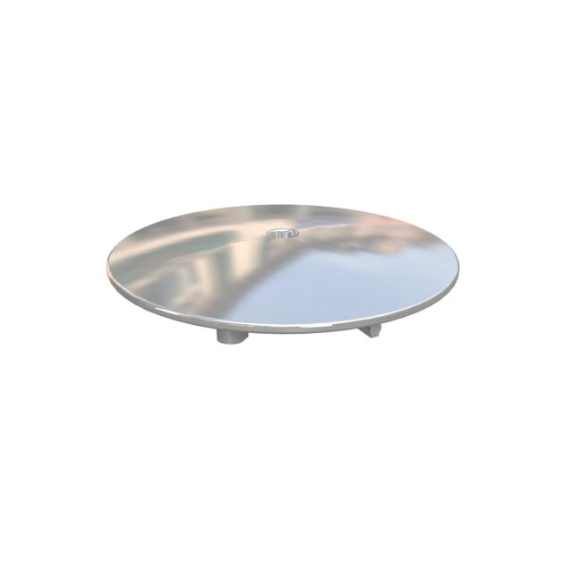 Coperchio ABS cromato x piletta piatto doccia da 90 mm.
