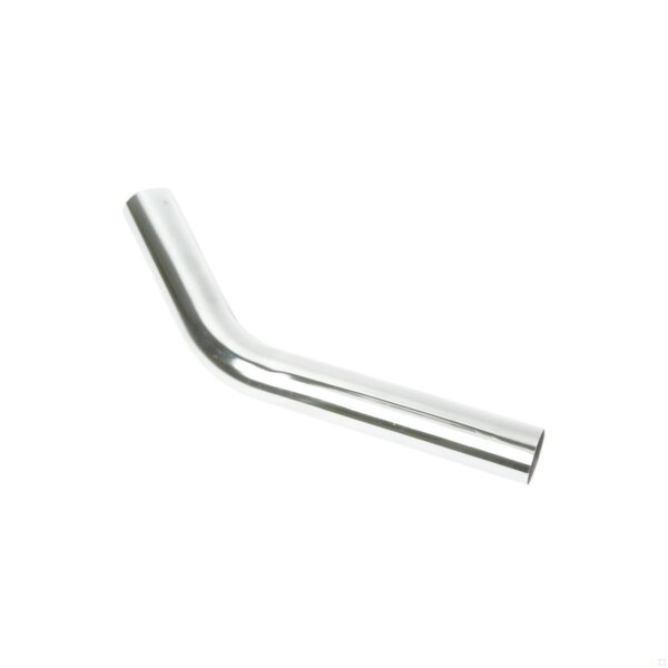 Canna curva a 45° in ottone cromato