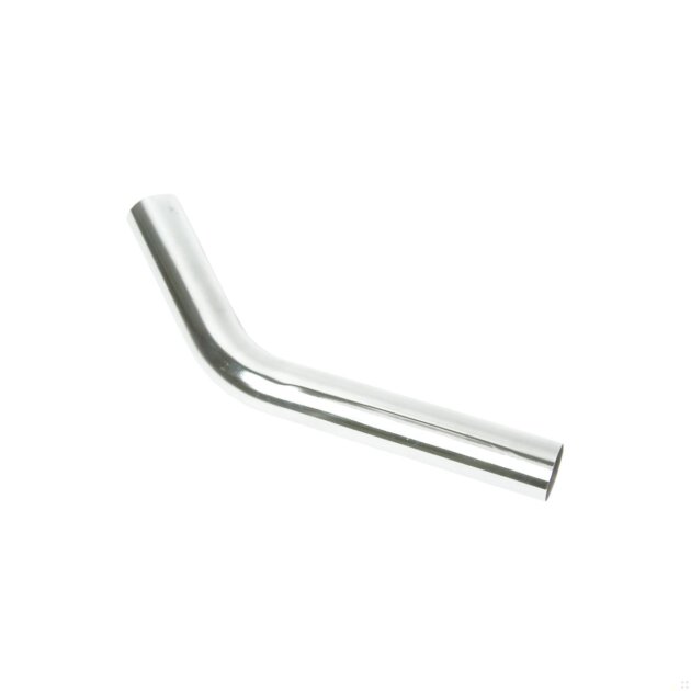 Canna curva a 45° in ottone cromato