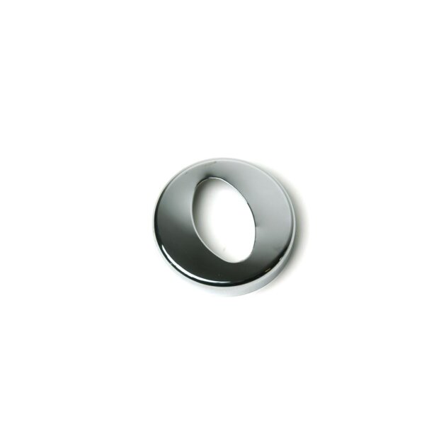 Rosone in ottone cromato ovale
