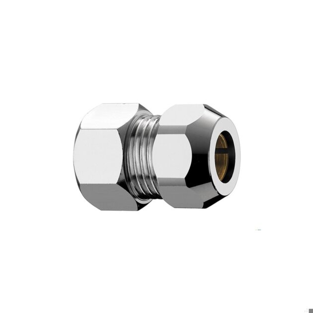 Raccordo F in ottone completo per cannetta da Ø 12  x  1/2