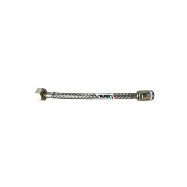 Parigi - Flessibile in acciaio inox M prolungato 3/8 x 3/8 F da 350 mm.