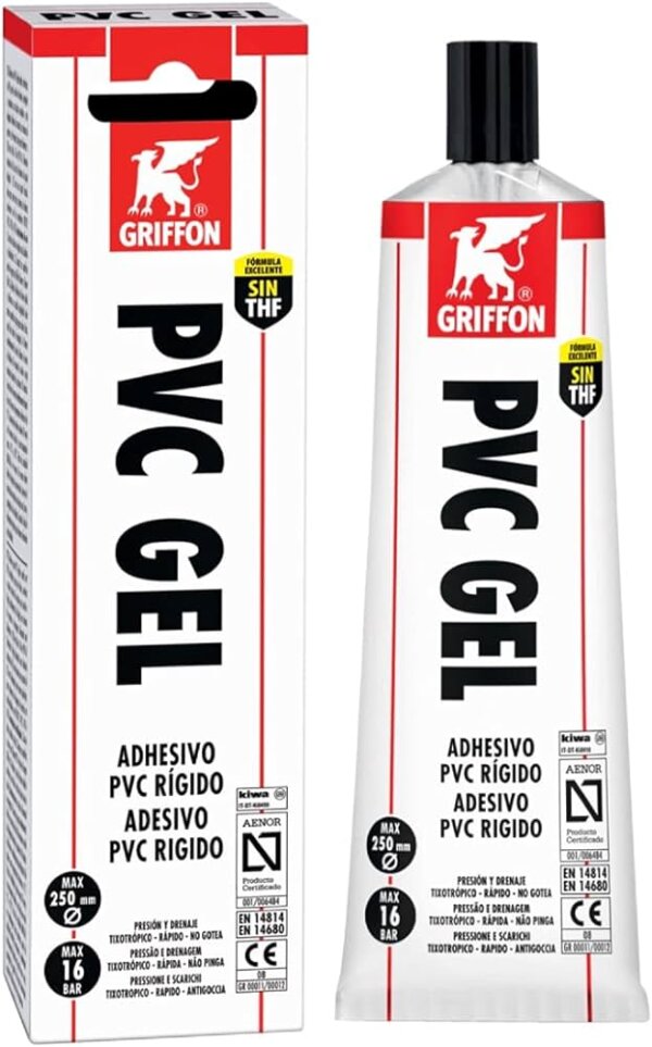 Colla per tubi in p.v.c. GRIFFON (conf. 125 gr.)