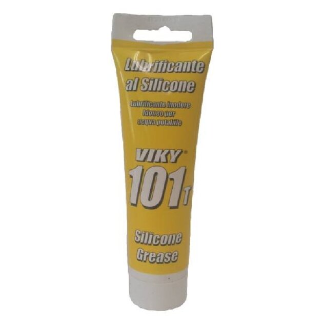 Grasso lubrificante al silicone per rubinetti (tubetto 75 ml.)