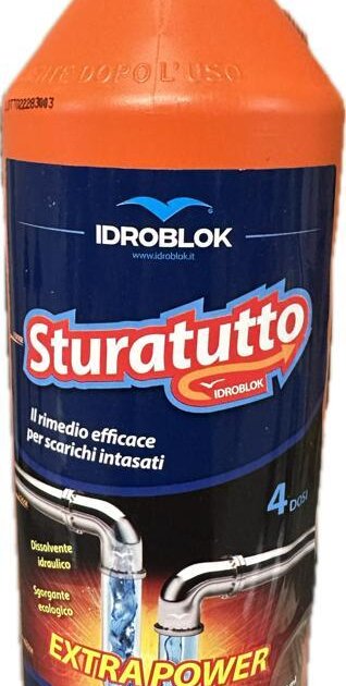 Disotturante liquido per scarico Tipo Economico (confezione da 1000 ml)