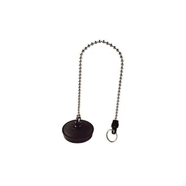 Tappo in gomma con catenella da Ø 46  mm