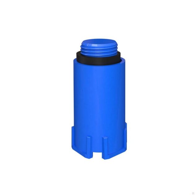 Tappo provaimpianti blu in plastica da  1/2