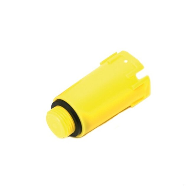 Tappo provaimpianti giallo in plastica da  1/2