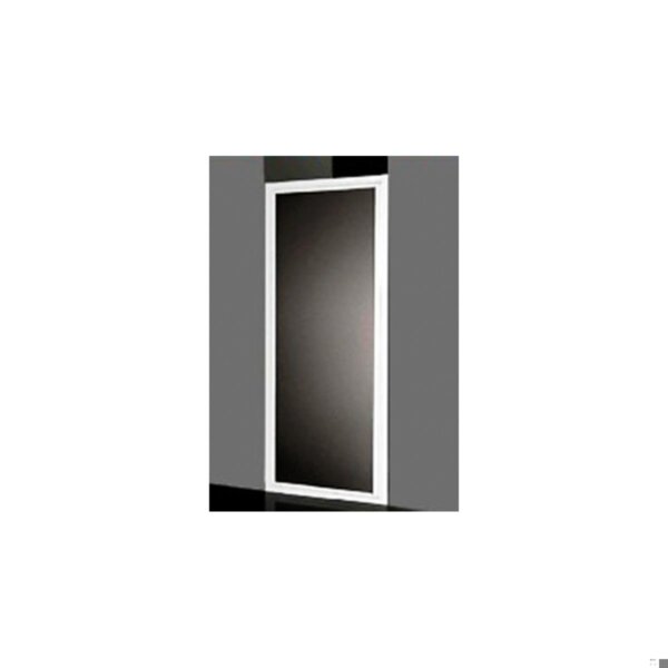 Lato fisso per box doccia angolo bianco acrilico  68/72 cm.