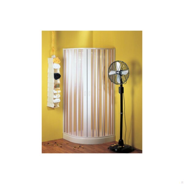 Box doccia semicircolare in pvc da  90/70:2  cm