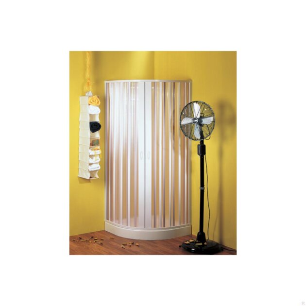 Box doccia semicircolare in pvc da  90/70:2  cm