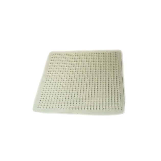 Tappeto in gomma bianca per piatto doccia da 55 x 55 cm