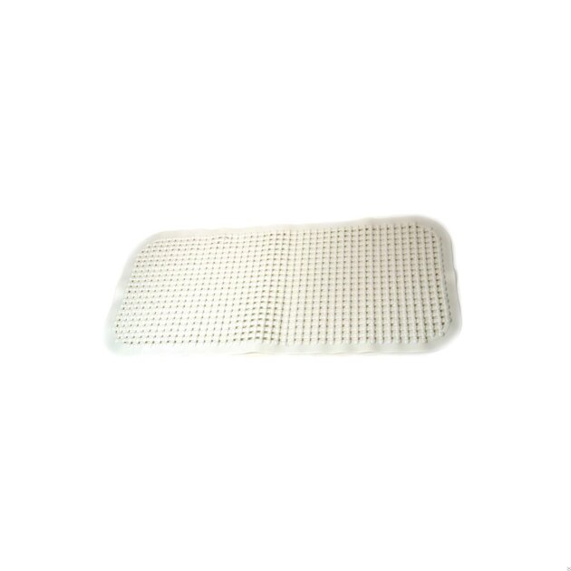 Tappeto in gomma bianca per vasca da bagno da 36 x 71 cm
