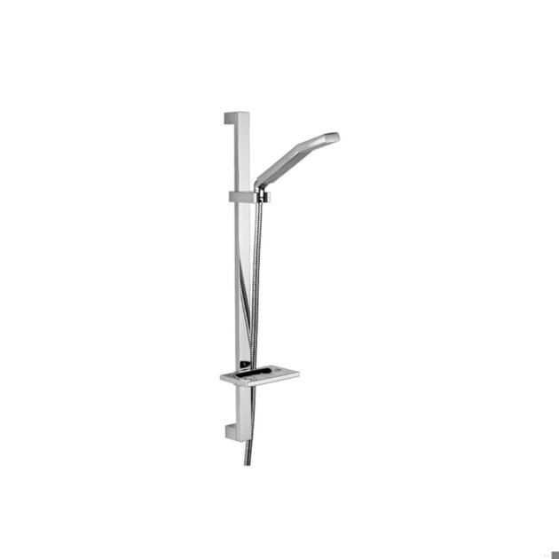 Paffoni - Duplex doccia esterno con saliscendi asta quadra  Level