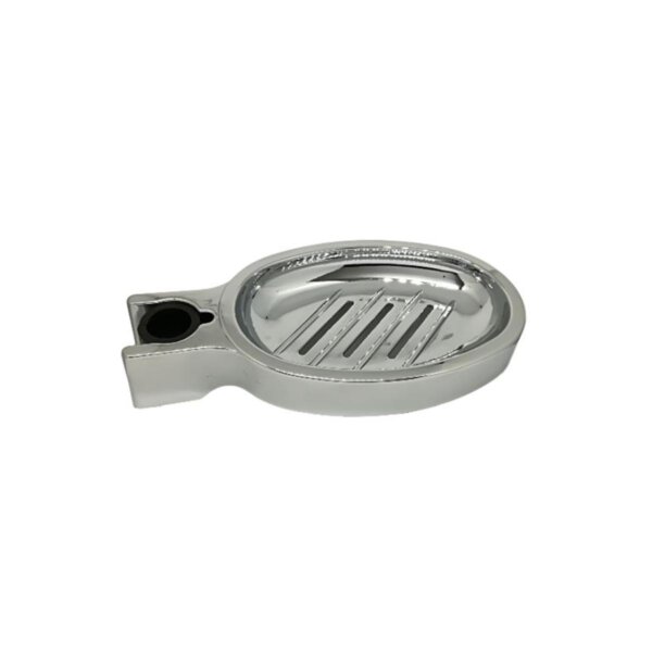 Portasapone in abs cromato per asta saliscendi 18-20-25 mm