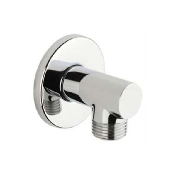 Presa acqua tonda in ottone cromato