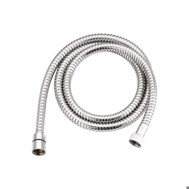 Flessibile per gruppo doccia esterno singola aggraffatura, FF 1/2  x  3/4  da  150  cm.