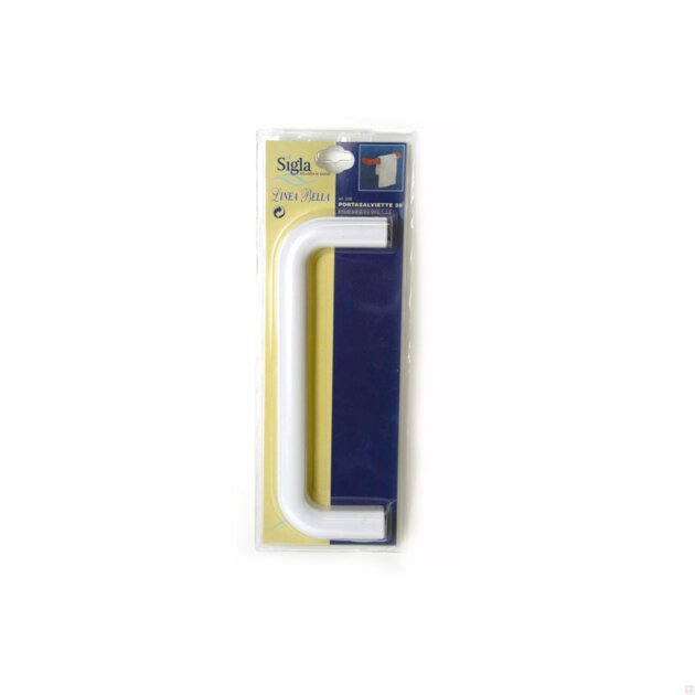 Portasciugamani bianco in plastica da  300  mm  Bella