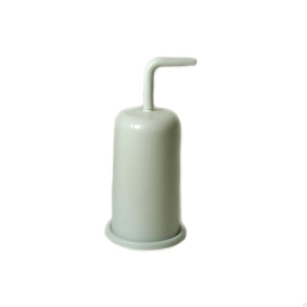 Portascopino bianco in plastica  Zeta