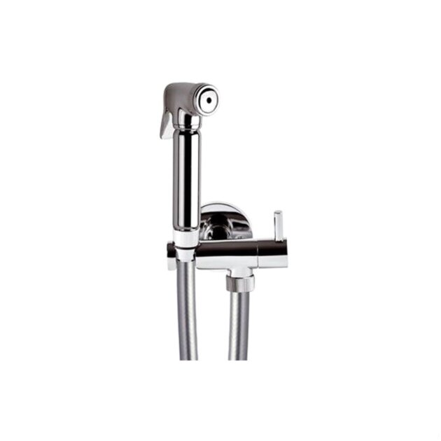 Idroscopino completo in ottone cromato Tondo
