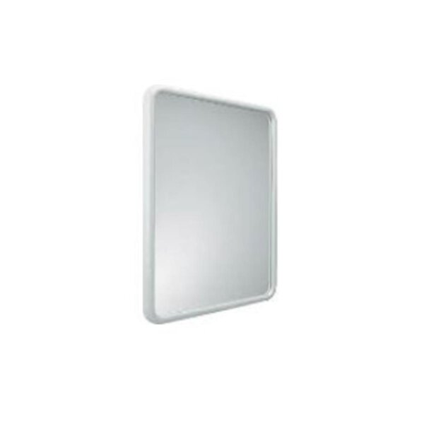 Specchio quadro bianco in abs da 56 x 68 cm Linea