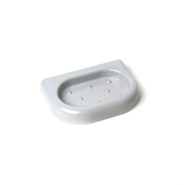 Portasapone bianco in Abs Linea