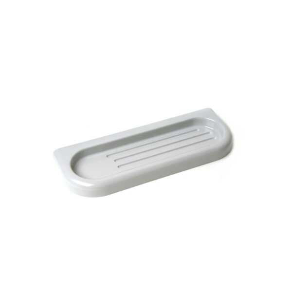 Portasapone-portaspugna bianco in Abs Linea