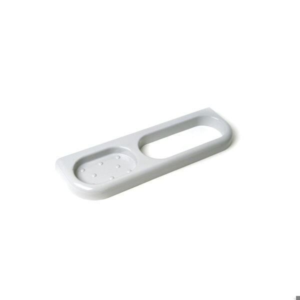 Portasapone-portasalvietta bianco in Abs Linea
