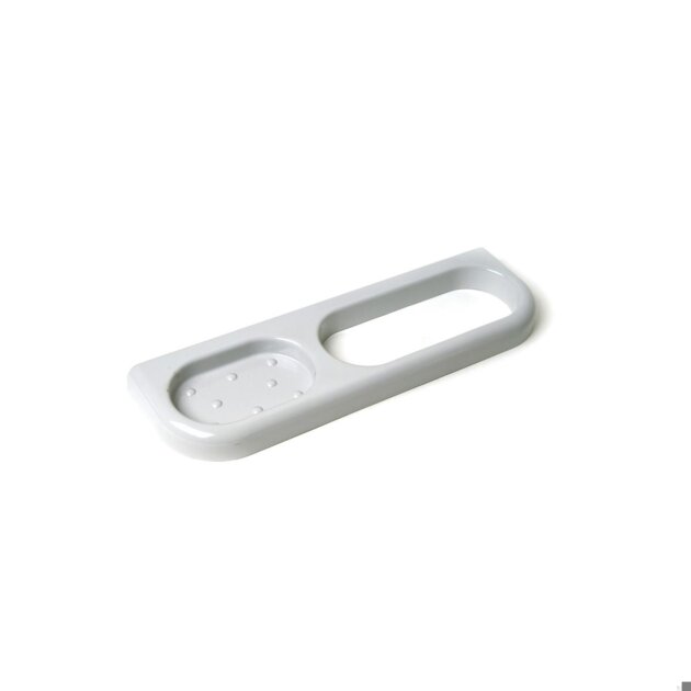 Portasapone-portasalvietta bianco in Abs Linea