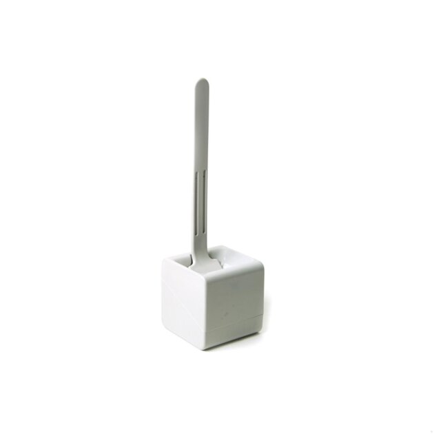 Portascopino con scopino bianco in ABS LINEA