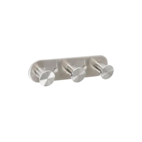 Appendiabito triplo in acciaio inox 304/vetro Blizz