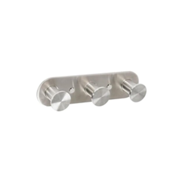 Appendiabito triplo in acciaio inox 304/vetro Blizz