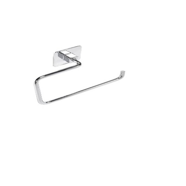 Porta asciugamani ad anello in acciaio cromato Cold Wind