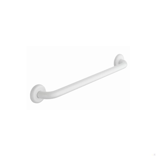 Maniglione di sicurezza in acciaio bianco da 60 cm