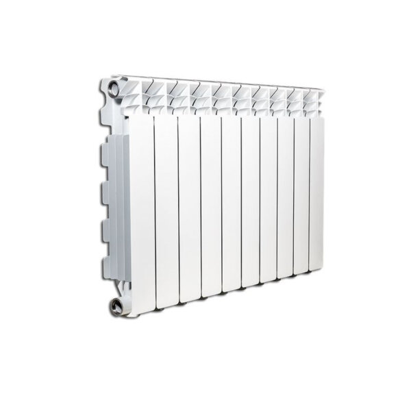 Radiatore in alluminio bianco da  500  mm (4 EL.) Exclusivo